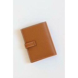 Portafoglio compatto Hermès Bearn fatto a mano in pelle di vitello Epsom oro Portafoglio compatto Hermès Bearn fatto a mano in pelle di vitello Epsom oro