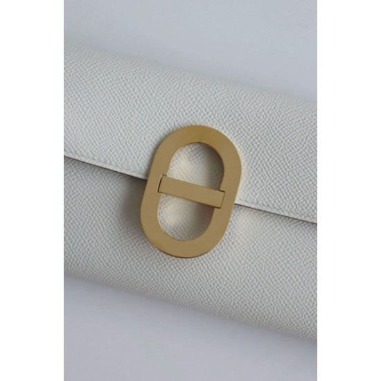 Replica Portafoglio Hermès Maillon To Go in pelle di vitello Epsom grigio chiaro imitazione Falso Replica Portafoglio Hermès Maillon To Go in pelle di vitello Epsom grigio chiaro imitazione Falso