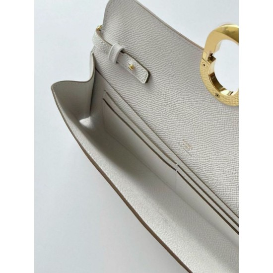 Replica Portafoglio Hermès Maillon To Go in pelle di vitello Epsom grigio chiaro imitazione Falso Replica Portafoglio Hermès Maillon To Go in pelle di vitello Epsom grigio chiaro imitazione Falso