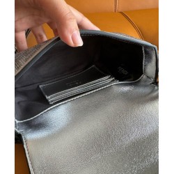 Borsa mini Fendi Baguette 8BS017 Argento