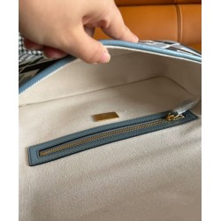 Borsa Baguette Fendi 8BR600 Blu