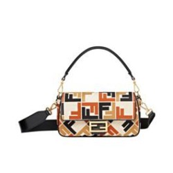 Borsa Baguette Fendi 8BR600 Nero