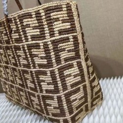 Fendi Rotolo Grande 8BH425 Caffè