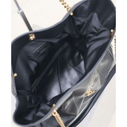 YSL Saint Laurent Jamie 4.3 Borsa Tote In Pelle Di Montone Nero YSL Saint Laurent Jamie 4.3 Borsa Tote In Pelle Di Montone Nero