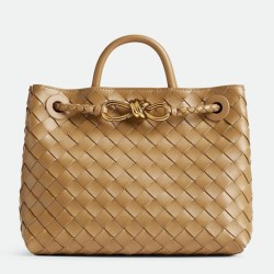 Borsa piccola Bottega Veneta Andiamo Praline Intrecciato agnello