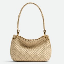 Bottega Veneta Clicker Borsa Piccola Porridge Intrecciato agnello