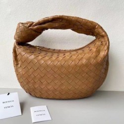 Bottega Veneta BV Jodie Teen Borsa Caramello Intrecciato