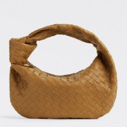 Bottega Veneta BV Jodie Teen Borsa Caramello Intrecciato
