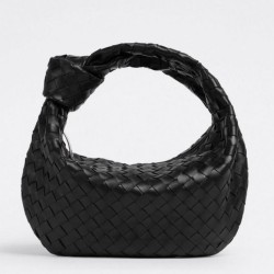 Bottega Veneta BV Jodie Teen Borsa Nero Intrecciato