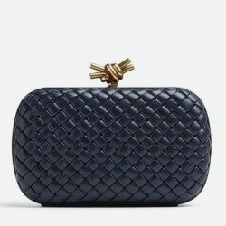 Bottega Veneta Knot Minaudiere Clutch Space Intrecciato Agnello