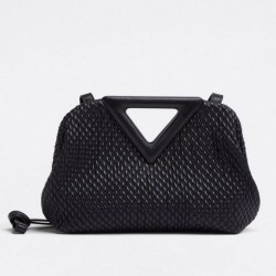 Bottega Veneta Piccolo Point Borsa Nero Trapuntato