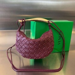 Bottega Veneta Mini Borsa Sardine Barolo Intrecciato Agnello