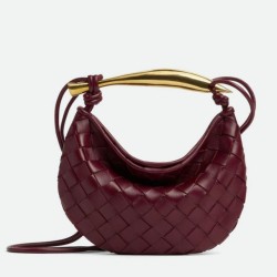 Bottega Veneta Mini Borsa Sardine Barolo Intrecciato Agnello