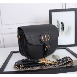 Borsa grande Dior Bobby vitello martellata nera Borsa grande Dior Bobby vitello martellata nera