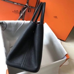 Hermes Garden Party 36 Borsa Nera Clemence vitello