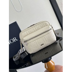 Dior Rider 2.0 Zipped Messenger Borsa Beige Gravity