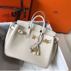 Hermes Birkin 25cm Borsa Beton Clemence