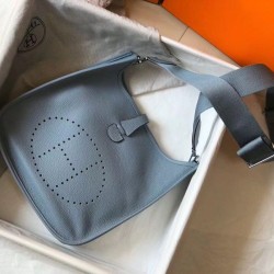 Hermes Evelyne III 29 PM Borsa Blue Lin Clemence