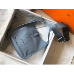 Hermes Evelyne III 29 PM Borsa Blue Lin Clemence