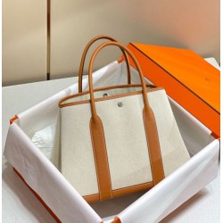 Hermes Garden Party 36cm Borsa Toile e Oro Hermes Garden Party 36cm Borsa Toile e Oro