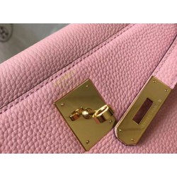 Hermes Kelly 32cm Retourne Borsa Rosa Clemence Hermes Kelly 32cm Retourne Borsa Rosa Clemence
