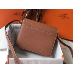 Hermes Sac Roulis Mini Borsa Oro Evercolor Vitello Hermes Sac Roulis Mini Borsa Oro Evercolor Vitello