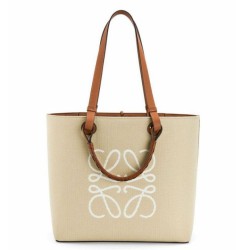 Loewe Anagram Medium Tote Borsa Jacquard e Vitello