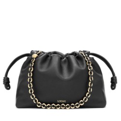 Loewe Flamenco Purse Nero Nappa Agnello