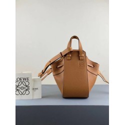 Loewe Mini Hammock Drawstring Borsa Brown