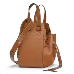 Loewe Mini Hammock Drawstring Borsa Brown