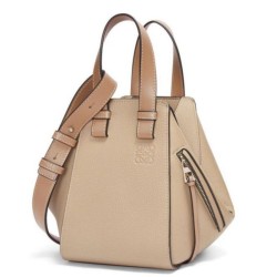 Loewe Compact Borsa Hammock vitello grana sabbia