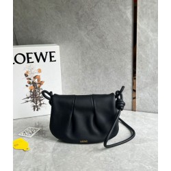 Loewe Paseo Satchel Borsa Nero Nappa