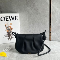 Loewe Paseo Satchel Borsa Nero Nappa