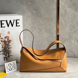 Loewe Puzzle Hobo Borsa Brown Nappa Calfskin