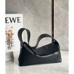 Loewe Puzzle Hobo Borsa Nero Nappa Calfskin Loewe Puzzle Hobo Borsa Nero Nappa Calfskin