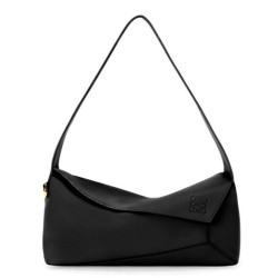 Loewe Puzzle Hobo Borsa Nero Nappa Calfskin
