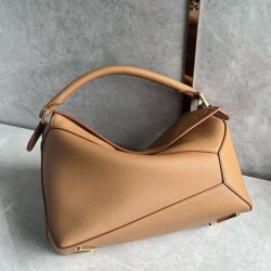 Loewe Puzzle Medium Borsa Toffee Grained Calfskin