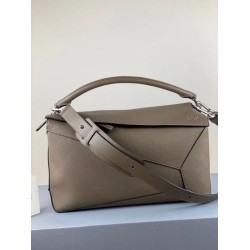 Borsa Puzzle grande Loewe Cachi grana Borsa Puzzle grande Loewe Cachi grana