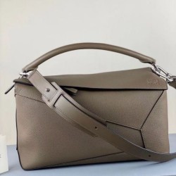 Borsa Puzzle grande Loewe Cachi grana