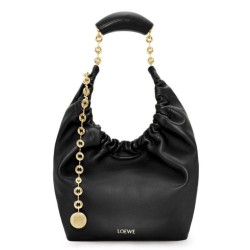 Loewe Piccolo Squeeze Borsa Nero Nappa Agnello