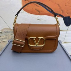 Valentino Alltime Borsa a tracolla Marrone Granulata