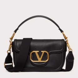 Valentino Alltime Borsa a tracolla Nera Granulata