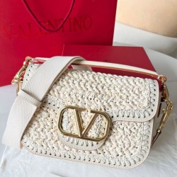 Valentino Alltime Borse a tracolla Bianco Raffia