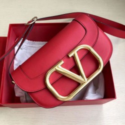 Valentino Supervee Crossbody Borsa Rosso