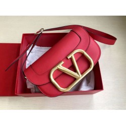 Valentino Supervee Crossbody Borsa Rosso