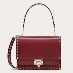 Valentino Rockstud Crossbody Borsa Rosso Vitello