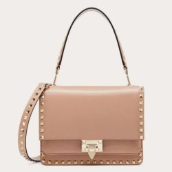 Valentino Rockstud Crossbody Borsa Vitello Nude