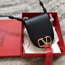 Valentino Piccolo Vring Crossbody Borsa Nero Capra