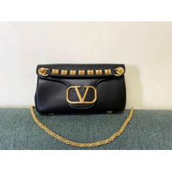 Valentino Stud Sign Borse a tracolla Nero Nappa Valentino Stud Sign Borse a tracolla Nero Nappa