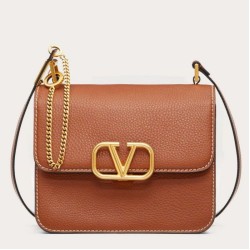 Valentino Vsling Grande Borse a tracolla Marrone Vitello Granulato